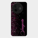 Glitter Customize Glass Case Cover Pink For Vivo Y39 5G