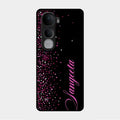 Glitter Customize Glass Case Cover Pink For Vivo Y400 Pro 5G