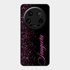 Glitter Customize Glass Case Cover Pink For Xiaomi 14 Ultra