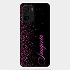 Glitter Customize Glass Case Cover Pink For Xiaomi Mi 11X 5G