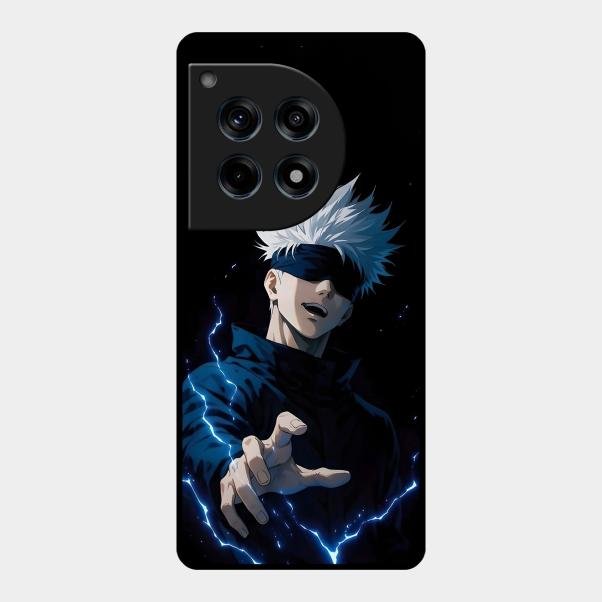 Gojo The Limitless Glass Case Cover For Oneplus 12R 5G