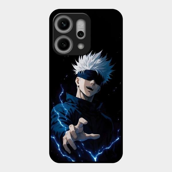 Gojo The Limitless Glass Case Cover For Oppo Reno 14 Pro 5G
