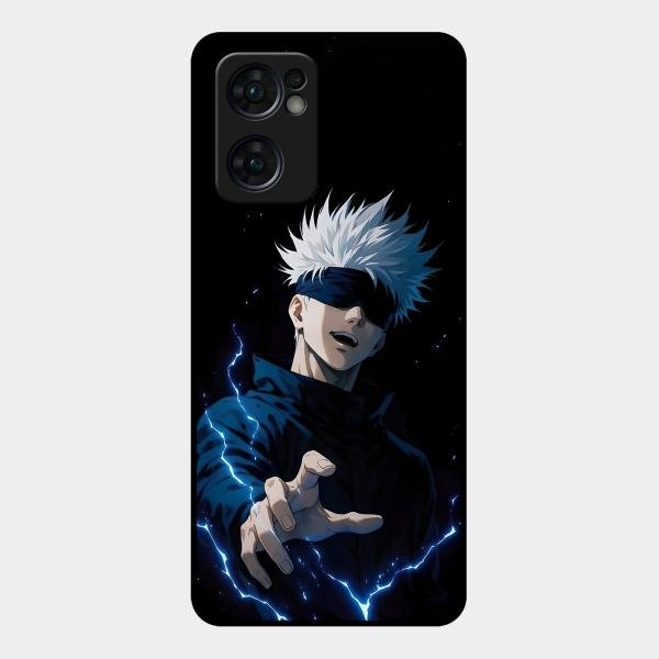Gojo The Limitless Glass Case Cover For Oppo Reno 7 5G