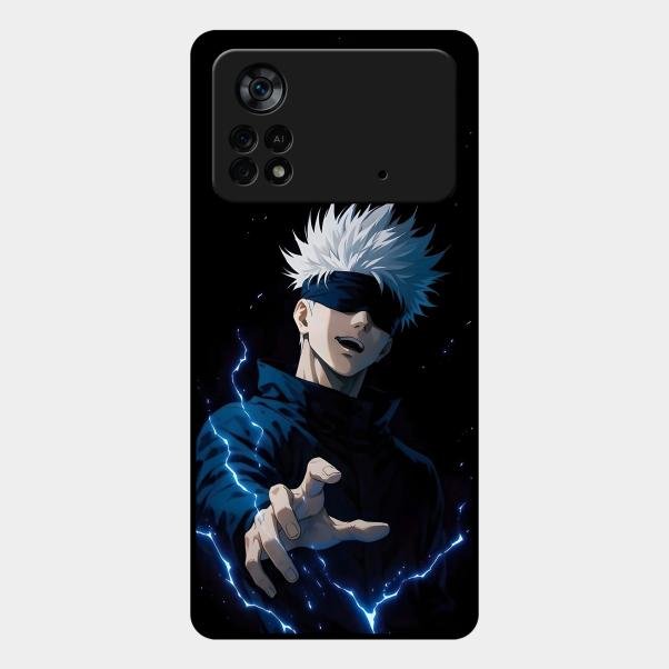 Gojo The Limitless Glass Case Cover For Poco X4 Pro 5G