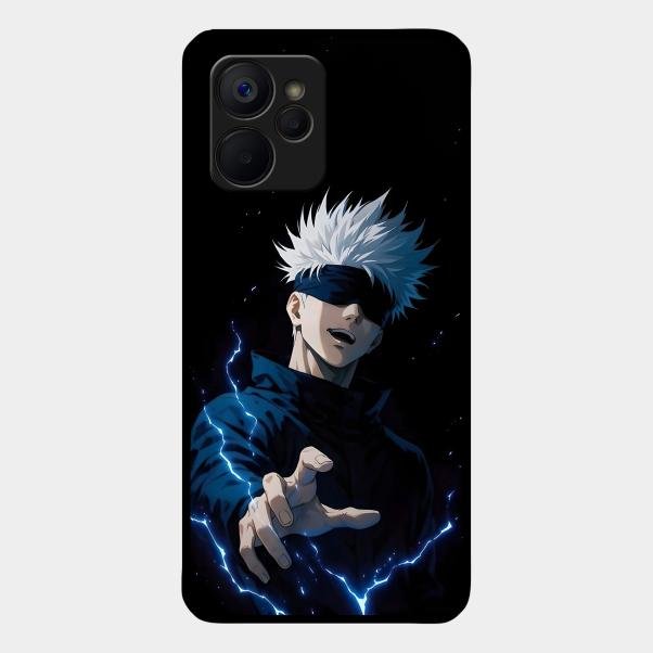 Gojo The Limitless Glass Case Cover For Realme 9I 5G