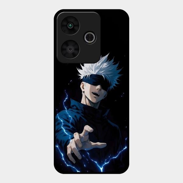 Gojo The Limitless Glass Case Cover For Redmi 13 5G