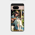 Guitar Girl Glossy Metal Case Cover For Google Pixel 8 5G