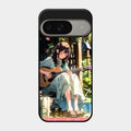Guitar Girl Glossy Metal Case Cover For Google Pixel 9 5G