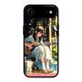Guitar Girl Glossy Metal Case Cover For iPhone Air