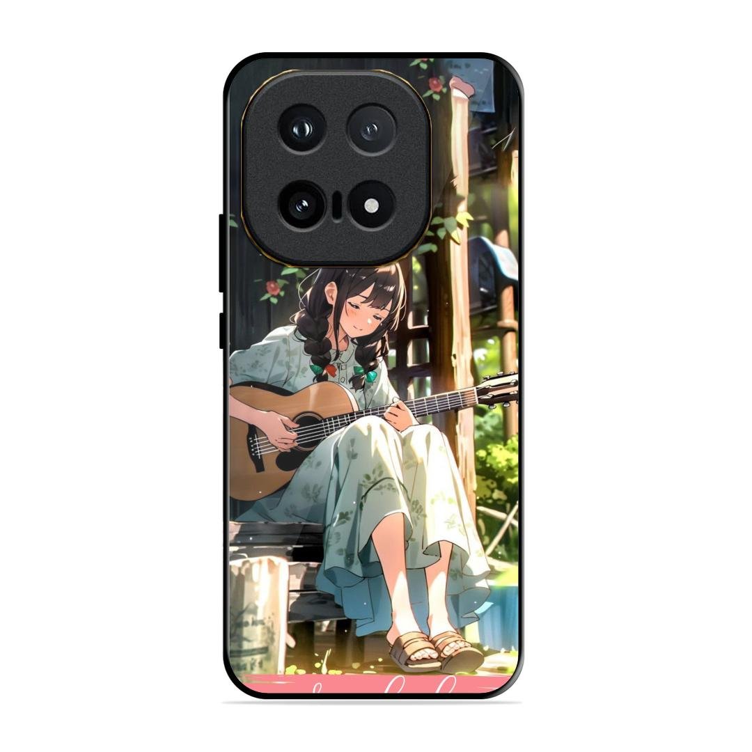 Guitar Girl Glossy Metal Case Cover For iQOO 15 5G
