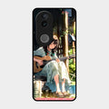 Guitar Girl Glossy Metal Case Cover For Iqoo Z10R