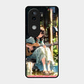 Guitar Girl Glossy Metal Case Cover For Iqoo Z9S 5G