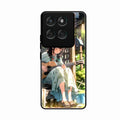 Guitar Girl Glossy Metal Case Cover For Motorola Edge 60 Pro 5G