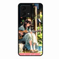 Guitar Girl Glossy Metal Case Cover For Motorola g84 5G