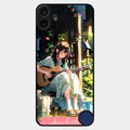 Guitar Girl Glossy Metal Case Cover For Nothing Cmf Phone 1