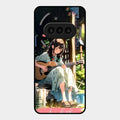 Guitar Girl Glossy Metal Case Cover For Nothing Phone 3A 5G