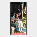 Guitar Girl Glossy Metal Case Cover For Oneplus 10 Pro 5G