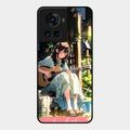 Guitar Girl Glossy Metal Case Cover For Oneplus 10R 5G