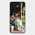 Guitar Girl Glossy Metal Case Cover For Oneplus 10T 5G