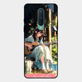 Guitar Girl Glossy Metal Case Cover For Oneplus 8