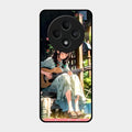 Guitar Girl Glossy Metal Case Cover For Oppo F27 5G