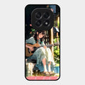 Guitar Girl Glossy Metal Case Cover For Oppo F29 5G