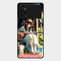 Guitar Girl Glossy Metal Case Cover For Poco X4 Pro 5G
