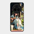 Guitar Girl Glossy Metal Case Cover For Realme 14 Pro Plus 5G