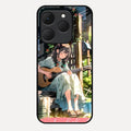 Guitar Girl Glossy Metal Case Cover For Realme 15T 5G