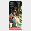 Guitar Girl Glossy Metal Case Cover For Realme C25Y