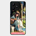 Guitar Girl Glossy Metal Case Cover For Realme C53