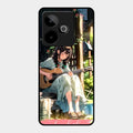 Guitar Girl Glossy Metal Case Cover For Realme Gt 7 5G
