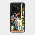 Guitar Girl Glossy Metal Case Cover For Realme Gt 7 Pro
