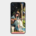 Guitar Girl Glossy Metal Case Cover For Redmi 13C 5G