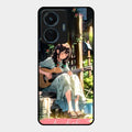 Guitar Girl Glossy Metal Case Cover For Vivo T1 44W 4G