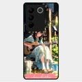 Guitar Girl Glossy Metal Case Cover For Vivo V27 5G