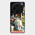 Guitar Girl Glossy Metal Case Cover For Vivo X100 Pro 5G