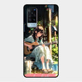 Guitar Girl Glossy Metal Case Cover For Vivo X60 5G