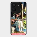 Guitar Girl Glossy Metal Case Cover For Vivo Y36