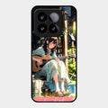 Guitar Girl Glossy Metal Case Cover For Xiaomi 15 5G