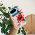 Gurhal Floral Transparent Silicon Case For Google Pixel 10