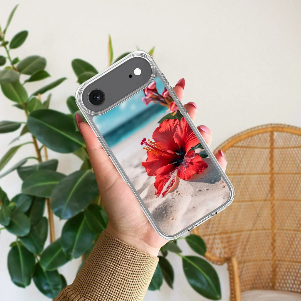Gurhal Floral Transparent Silicon Case For iPhone 14 Plus