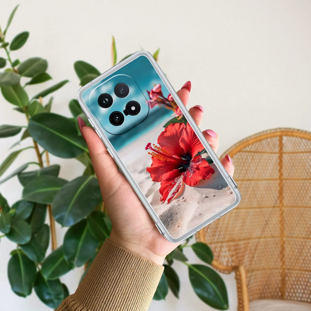 Gurhal Floral Transparent Silicon Case For iQOO 15 5G