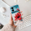 Gurhal Floral Transparent Silicon Case For iQOO Z9x 5G
