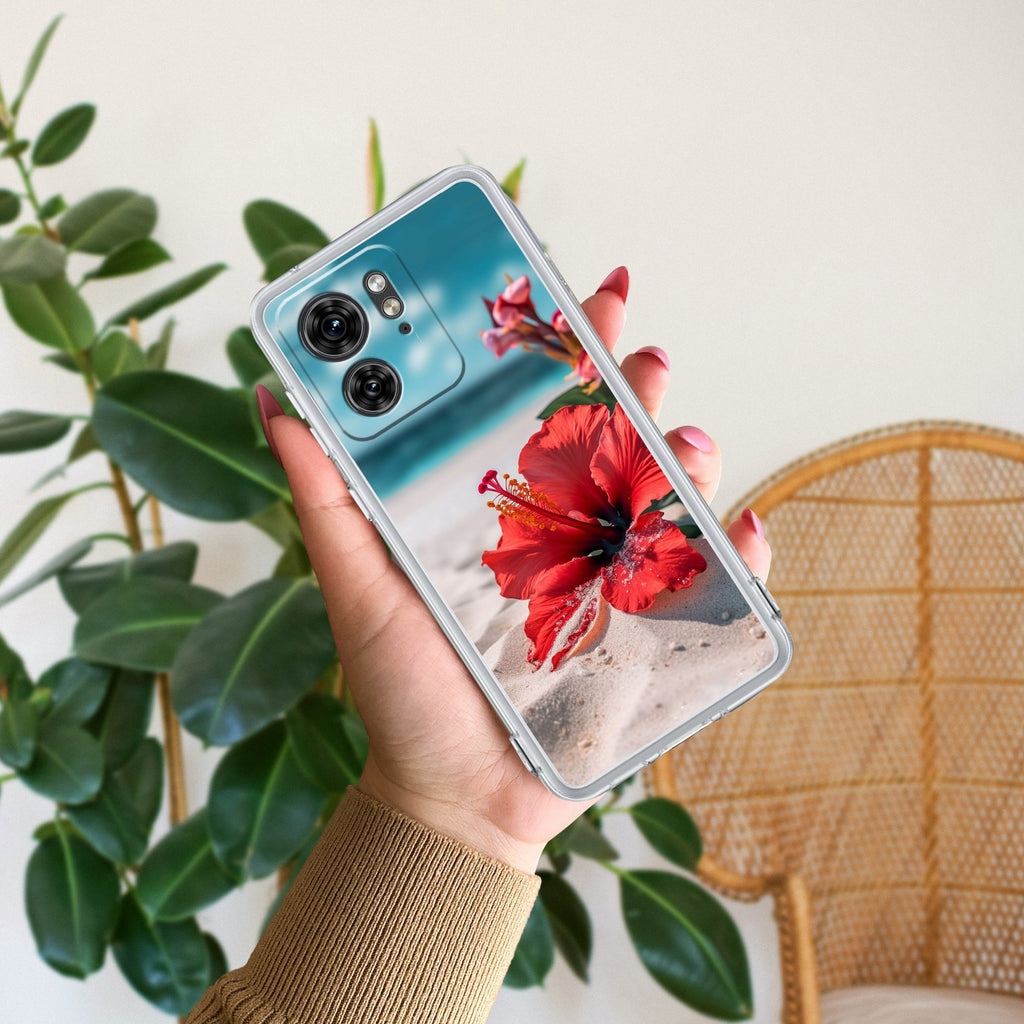 Gurhal Floral Anti Yellow Case For Motorola Edge 40 5G