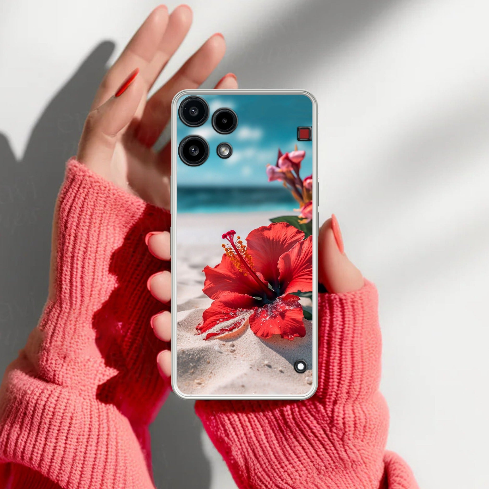 Gurhal Floral Transparent Silicon Case For Nothing Phone 3a Lite 5G