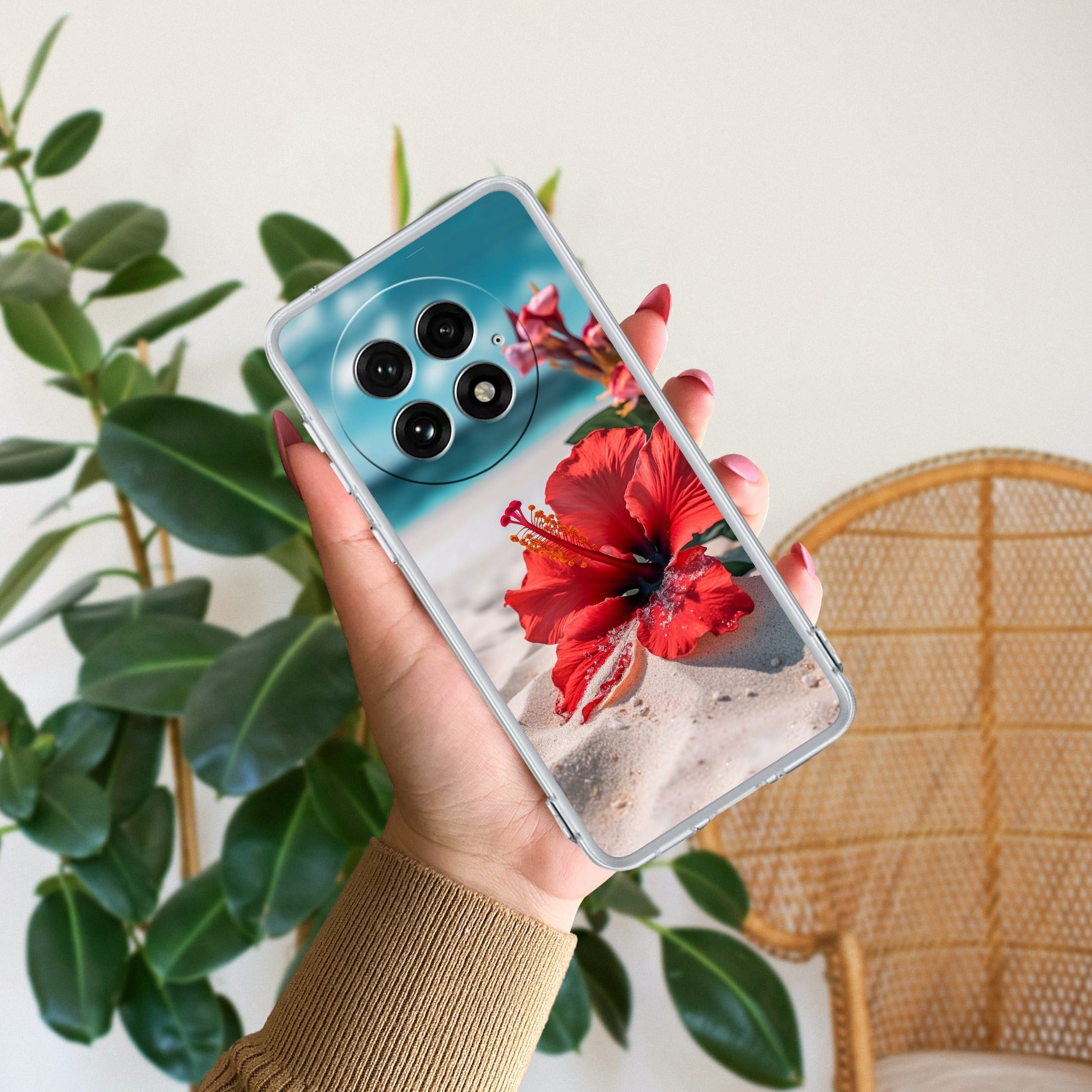 Gurhal Floral Anti Yellow Case For OnePlus 13 5G