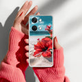 Gurhal Floral Transparent Silicon Case For OnePlus Nord 3 5G