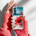 Gurhal Floral Transparent Silicon Case For OnePlus Nord 5 5G