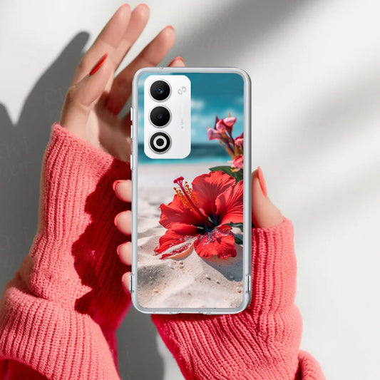 Gurhal Floral Transparent Silicon Case For Oppo